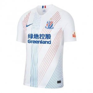 Футболка Shanghai Greenland Shenhua 2020 Season Away Fan Edition 20, белый/красный/синий Nike