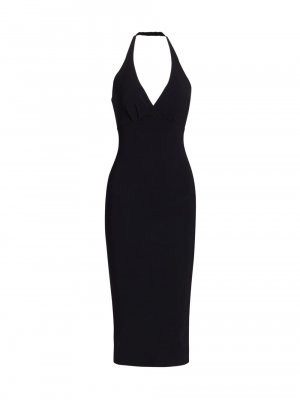Коктейльное платье-футляр Valorie с лямкой на шее , черный Chiara Boni La Petite Robe