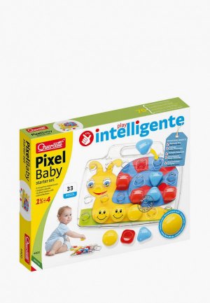 Набор игровой Quercetti Мозаика Pixel Baby, 33 элементов. Цвет: разноцветный