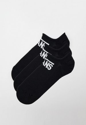 Носки 3 пары Vans MN Basic Ankle Socks. Цвет: черный