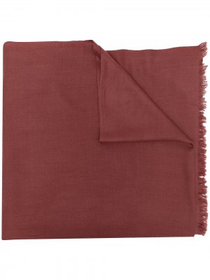 Легкий кашемировый шарф N.Peal. Цвет: красный