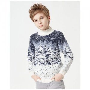 Детский свитер с елками для мальчиков Pulltonic