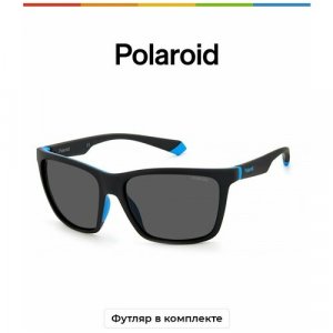 Солнцезащитные очки  PLD 2126/S OY4 M9 M9, черный, серый Polaroid. Цвет: черный/серый/серый..
