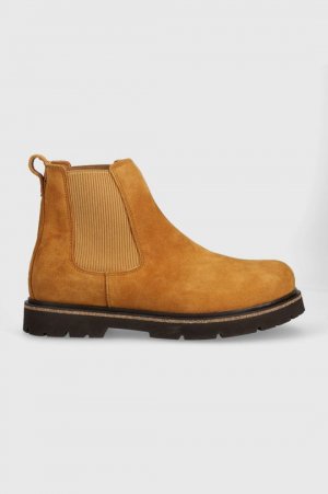 Замшевые туфли 1025745 , коричневый Birkenstock
