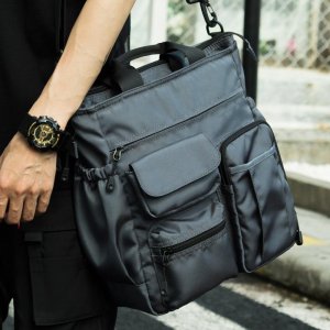 Многофункциональная индивидуальная сумка через плечо, повседневная для деловой поездки, мужской портфель, рюкзак, мужская VIA ROMA