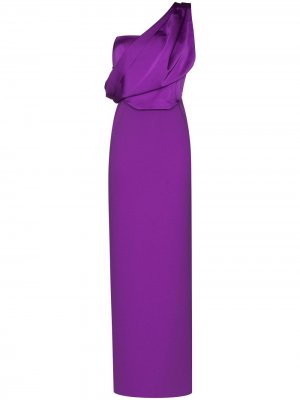 Вечернее платье Kara Solace London. Цвет: фиолетовый
