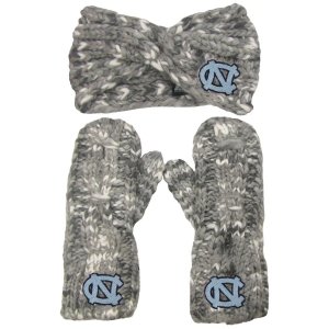 Женский комплект из повязки на голову и варежек с логотипом ZooZatz North Carolina Tar Heels Unbranded