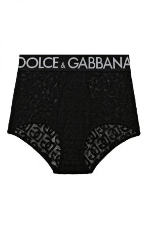 Трусы с завышенной талией Dolce & Gabbana. Цвет: чёрный