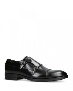 Мужские модельные туфли Hunter с двойной пряжкой и ремешком KURT GEIGER LONDON, цвет Black London