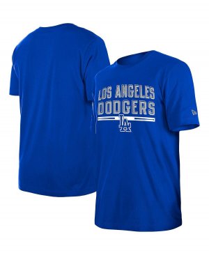 Мужская футболка для тренировки ватина Royal Los Angeles Dodgers New Era