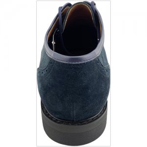 , туфли замша отрезной нос на шнурках (1775) Размер: 44, Цвет: синий Grand Gudini. Цвет: синий