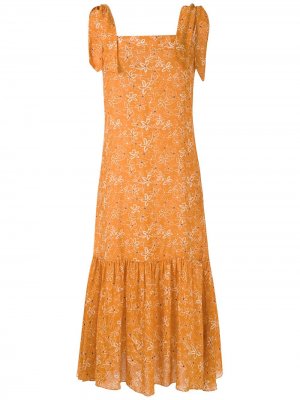 Платье миди Dorothea Clube Bossa. Цвет: оранжевый