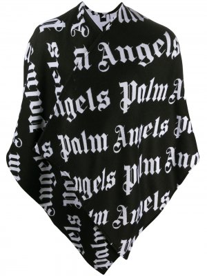 Кейп с логотипом Palm Angels. Цвет: черный