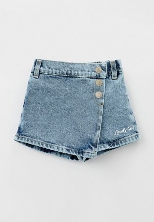 Юбка-шорты Gloria Jeans. Цвет: голубой