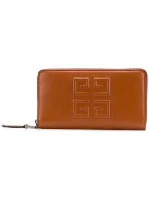 4G wallet Givenchy. Цвет: коричневый