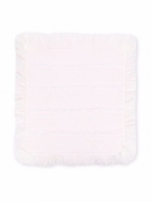 Одеяло с оборками Aletta. Цвет: розовый