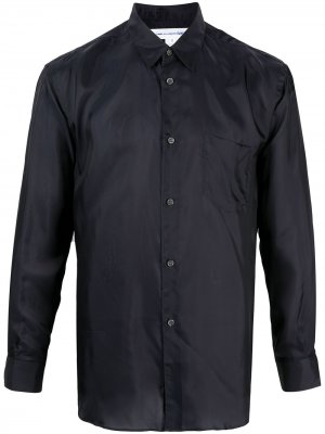 Рубашка на пуговицах с длинными рукавами Comme Des Garçons Shirt. Цвет: синий
