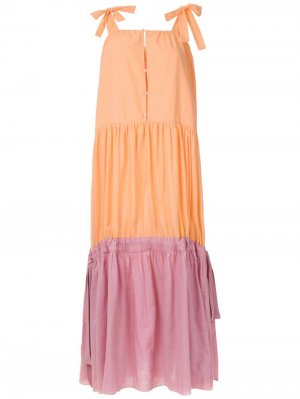 Длинное платье Bolkan Clube Bossa. Цвет: оранжевый