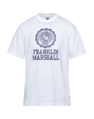 Футболка FRANKLIN & MARSHALL. Цвет: белый