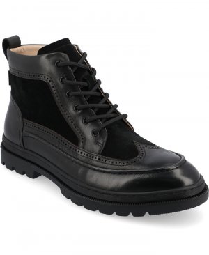 Мужские ботинки с открытым носком модели 008 Wingtip , черный Taft
