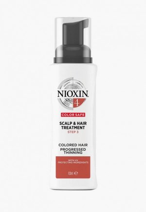 Маска для волос Nioxin No.4 Scalp & Hair Treatment Step 3, 100 мл. Цвет: прозрачный