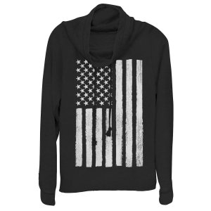 Пуловер с воротником-хомутом и американским флагом для юниоров Unbranded