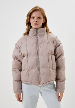 Куртка утепленная Alisia Hit. Цвет: розовый