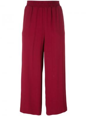 Укороченные прямые брюки IM Isola Marras I'M. Цвет: красный