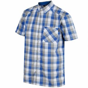 Походная рубашка Kalambo III Мужская оксфордская для туризма/туризма/трекинга, синяя без REGATTA, цвет blau Regatta