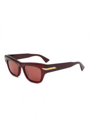 Солнцезащитные очки Bottega Veneta. Цвет: бордовый