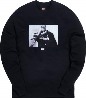 Лонгслив x Biggie Gimme Loot Long-Sleeve Tee 'Black', черный Kith