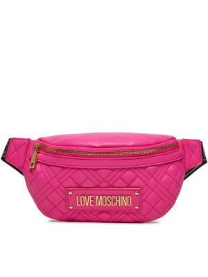 Поясная сумка Love Moschino, розовый MOSCHINO