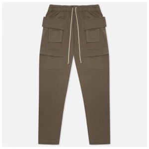 Мужские брюки Fogachine Creatch Cargo Drawstring коричневый , Размер XL Rick Owens DRKSHDW. Цвет: коричневый