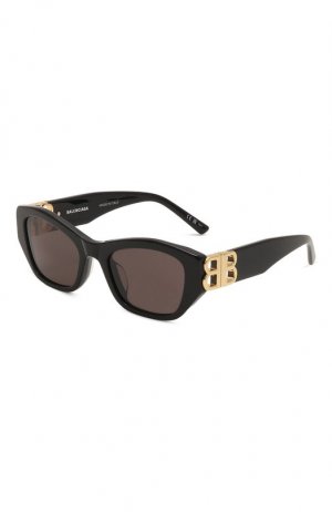 Солнцезащитные очки Balenciaga. Цвет: чёрный