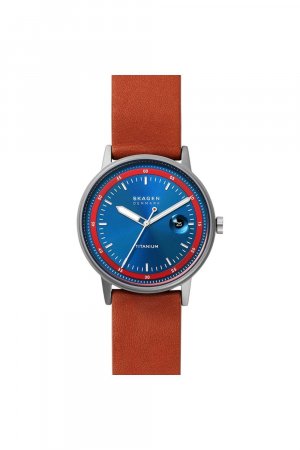 Henriksen Titanium Classic Аналоговые кварцевые часы - Skw6755 , синий Skagen