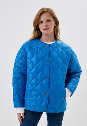 Куртка утепленная Sabrina Scala. Цвет: голубой