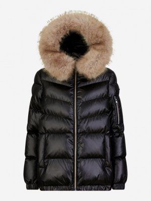 Куртка утепленная женская Backsie, Черный Geox. Цвет: черный