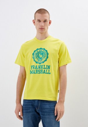 Футболка Franklin & Marshall. Цвет: желтый