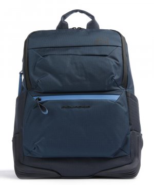 Рюкзак CORNER 14″ из переработанного полиэстера , синий Piquadro