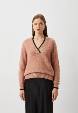 Пуловер And the Brand. Цвет: розовый