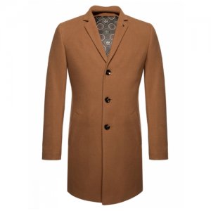 Пальто мужское 106 К840.1 Slim-Fit, 48/182 Berkytt. Цвет: бежевый