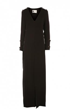 Вечернее платье Lanvin. Цвет: темно-коричневый