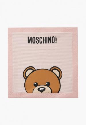 Одеяло детское Moschino SUGAR TOY SHAPES, 73х73 см. Цвет: розовый