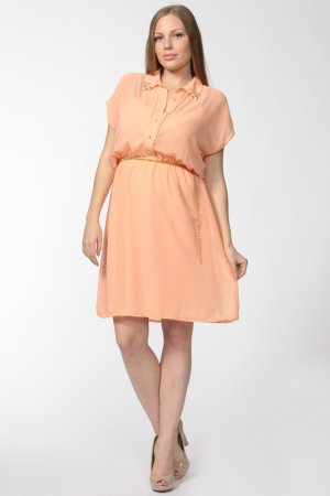 Платье Les Trois Graces. Цвет: оранжевый