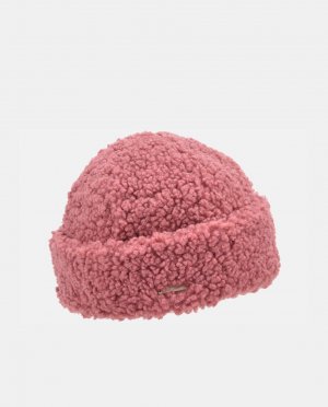 Розовая шапка из овчины , розовый Seeberger
