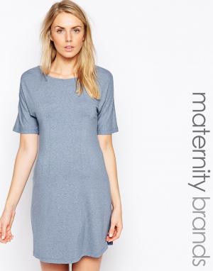 Джинсовое платье Isabella Oliver. Цвет: синий