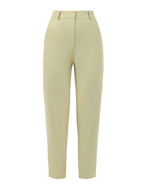 Легкие брюки в стиле casual с волокнами тенсела и льна RE VERA. Цвет: зеленый