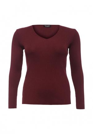 Пуловер Love My Body. Цвет: бордовый