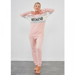 Пижама , размер 44/46, розовый Relax Mode. Цвет: розовый