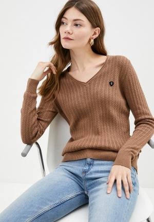 Пуловер Auden Cavill. Цвет: коричневый